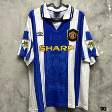 Load image into Gallery viewer, 1994-95 曼聯｜作客｜#7 簡東拿｜英超 Full Set｜85% New｜L｜1994-95 Manchester United Away #7 Cantona  ( L )
