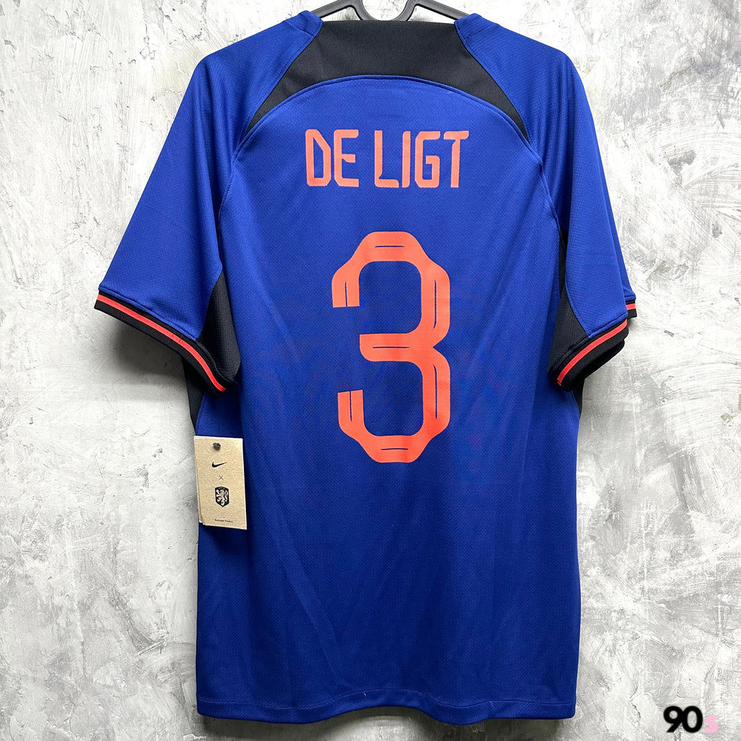 2022-23 荷蘭｜作客｜#3 迪列治｜BNWT｜M｜2022-23 Holland Away #3 De Ligt ( M )