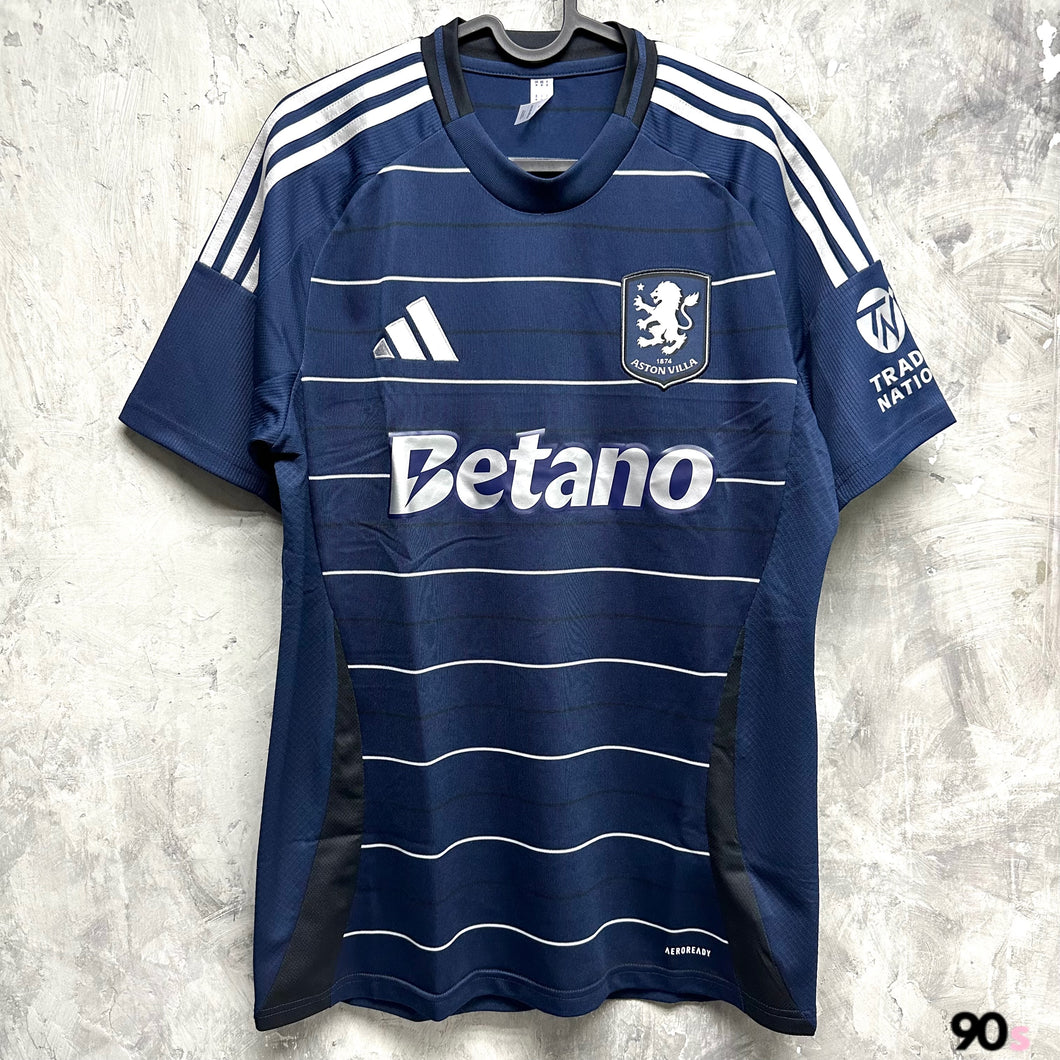 2024-25 阿士東維拉｜第二作客｜連英超字章｜2024-25 Aston Villa Third with EPL Set ( Multiple Sizes )