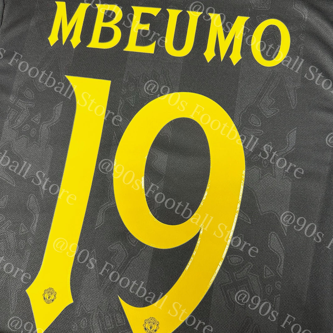 《Official Printing & Patches》 2025-26 曼聯｜第二作客印字｜2025-26 Manchester United Third Official Nameset