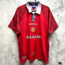 將圖片載入圖庫檢視器 1996-98 曼聯｜主場｜90% New｜M｜1996-98 Manchester United Home ( M )
