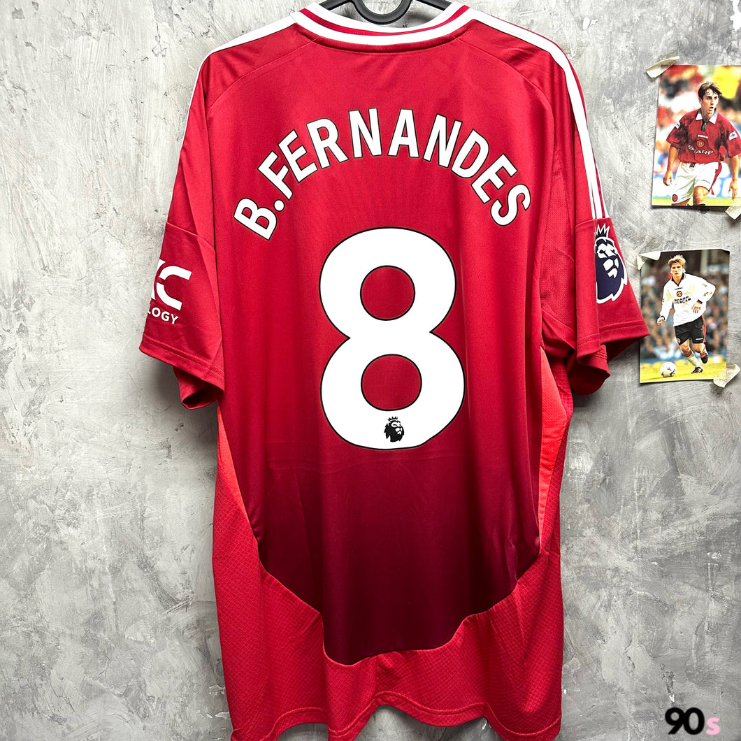 2024-25 曼聯｜主場｜連英超字章 / 歐霸字章｜BNWT｜2024-25 Manchester United Home with EPL / Europa Version ( Multiple Sizes )