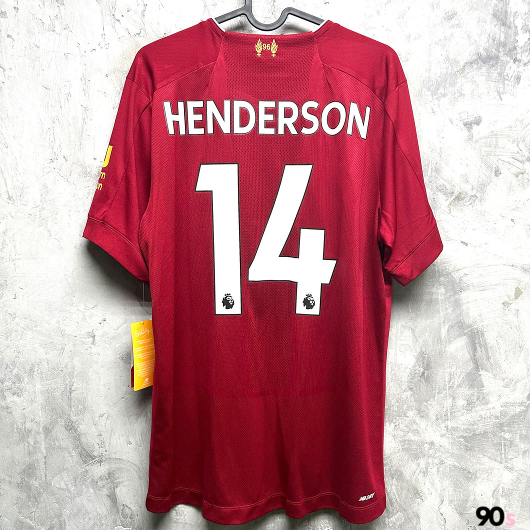 2019-20 利物浦｜主場｜#14 軒達臣｜英超 Full Set｜BNWT｜M｜2019-20 Liverpool Home #14 Henderson EPL version ( M )