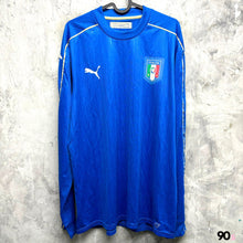 將圖片載入圖庫檢視器 2016-17 意大利｜主場長袖｜90% New｜XL｜2016-17 Italy Home L/S ( XL )
