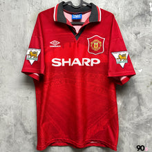 Load image into Gallery viewer, 1994-95 曼聯｜主場｜#7 簡東拿｜英超 Full Set｜90% New｜M｜1994-95 Manchester United Home #7 Cantona  ( M )
