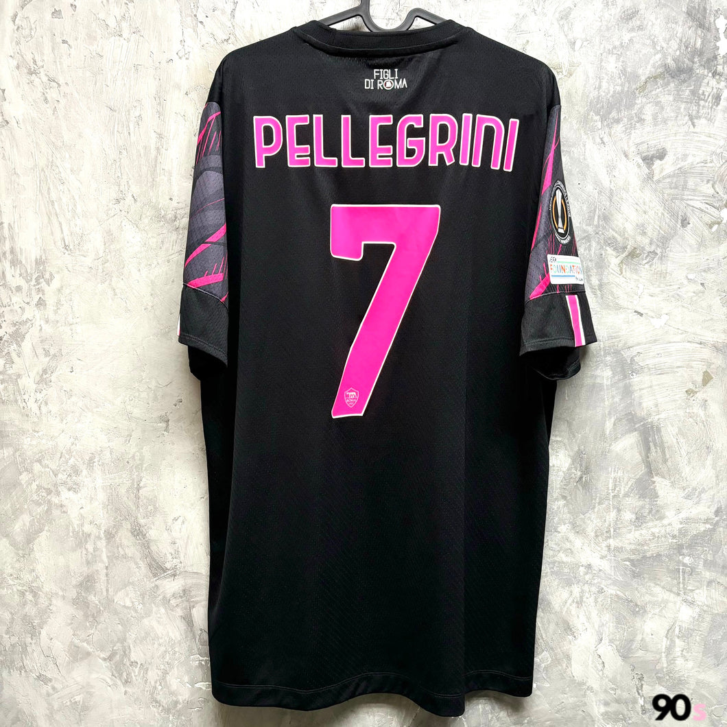 2022-23 羅馬｜第二作客｜#7 柏歷堅尼｜歐霸 Full Set｜95% New｜XL｜2022-23 Roma Third #7 Pellegrini Europa Set ( XL)