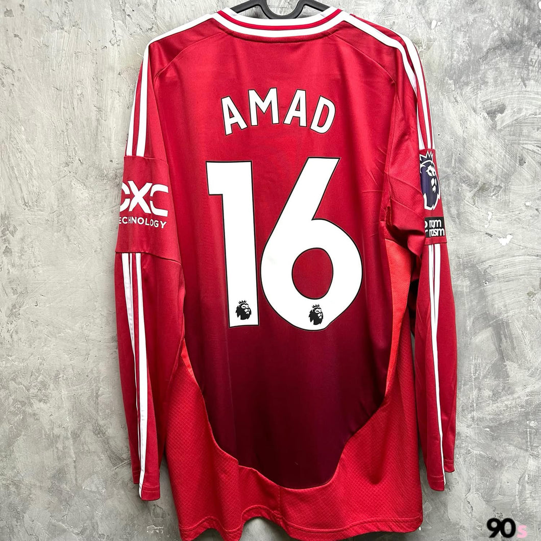 2024-25 曼聯｜主場長袖｜連英超字章 / 歐霸字章｜BNWT｜2024-25 Manchester United Home L/S with EPL / Europa Version ( Multiple Sizes )