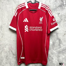 將圖片載入圖庫檢視器 2025-26 利物浦｜主場｜球員版｜BNWT｜ 2025-26 Liverpool Home Authentic  ( Multiple Sizes )
