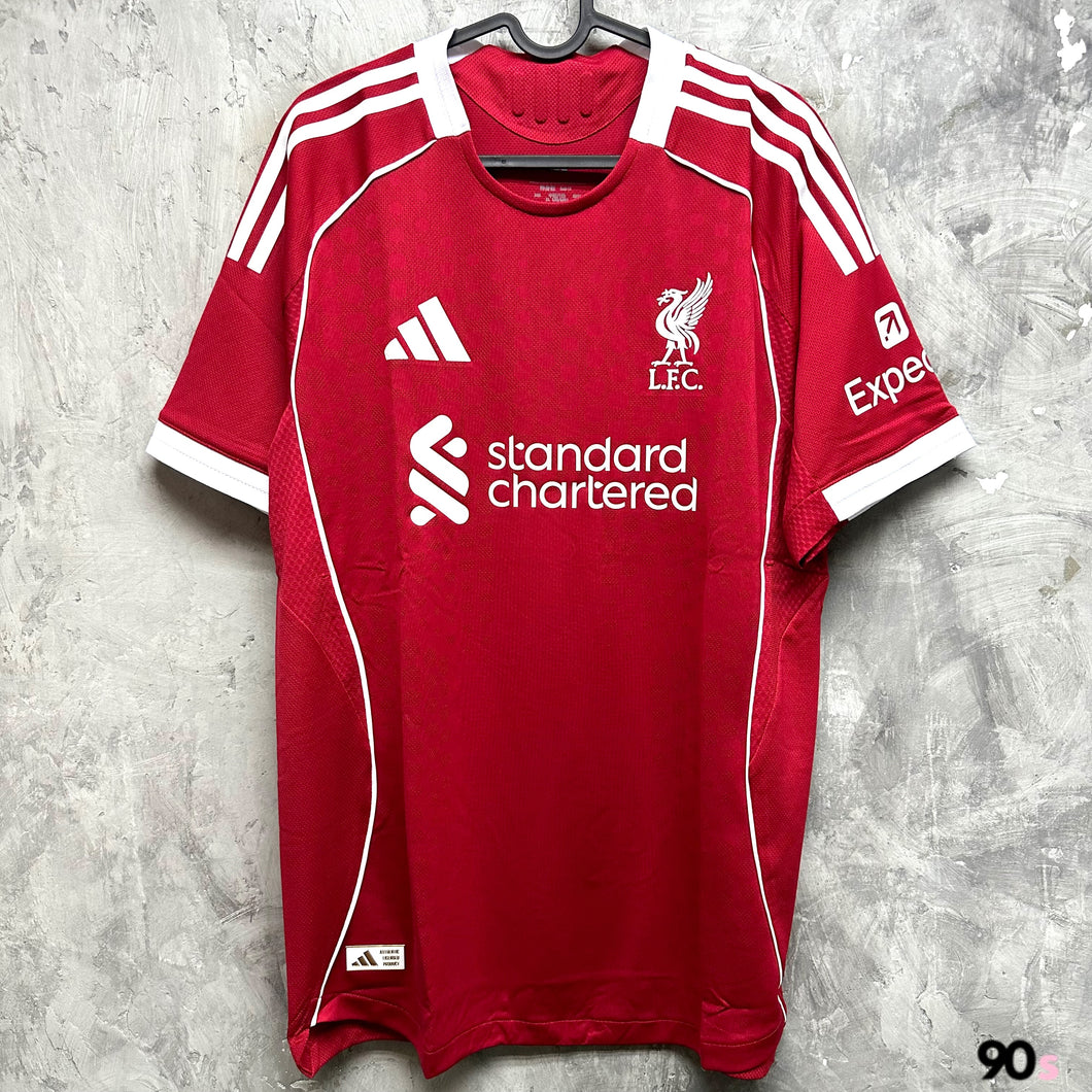 2025-26 利物浦｜主場｜球員版｜BNWT｜ 2025-26 Liverpool Home Authentic  ( Multiple Sizes )