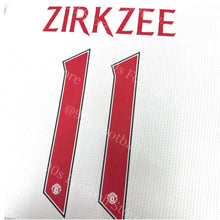 將圖片載入圖庫檢視器 《Official Printing &amp; Patches》 2024-25 曼聯｜第二作客球會字｜2024-25 Manchester United Third Official Nameset
