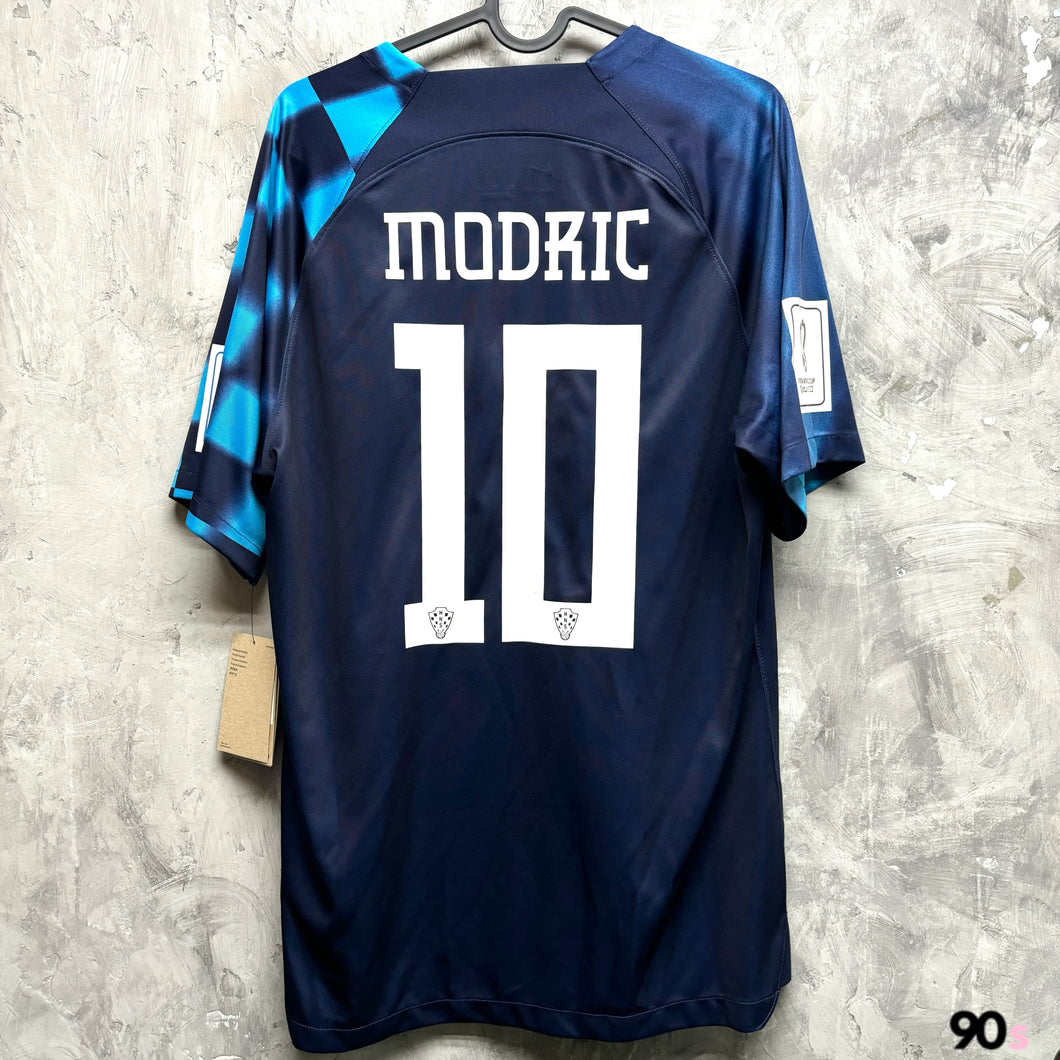2022 克羅地亞｜作客｜#10 摩迪｜2022 世界盃 Full Set｜BNWT｜M｜2022 Croatia Away #10 Modric World Cup Set ( M )