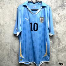 將圖片載入圖庫檢視器 2010-12 烏拉圭｜主場｜#10 科蘭｜90% New｜L｜2010-12 Uruguay Home #10 Forlan ( L )
