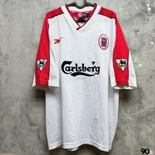 Load image into Gallery viewer, 1998-99 利物浦｜作客｜#7 麥馬拿文｜英超 Full Set ｜90% New｜46/48｜1998-99 Liverpool Away #7 McManaman EPL Version ( 46/48 )
