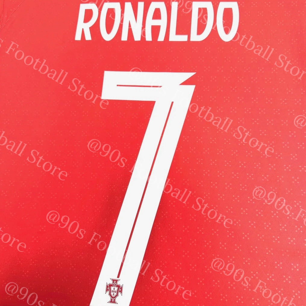 《Official Printing & Patches》 2025-26 葡萄牙｜主場印字｜2025-26 Portugal Home Official Nameset