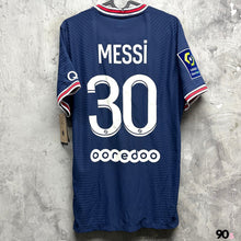 Load image into Gallery viewer, 2021-22 巴黎聖日耳門｜主場｜球員版｜#30 美斯｜法甲 Full Set｜BNWT｜2021-22 PSG Home #30 Messi Vapor Match Ligue 1 Version ( Multiple Sizes )
