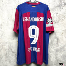 Load image into Gallery viewer, 2023-24 巴塞隆拿｜主場｜球員版｜#9 利雲度夫斯基｜BNWT｜L｜2023-24 Barcelona Home #9 Lewandowski La Liga Set Authentic ( L )
