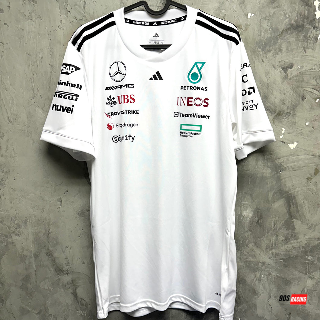 MERCEDES - 2025 AMG Petronas F1 Team Driver Jersey - White