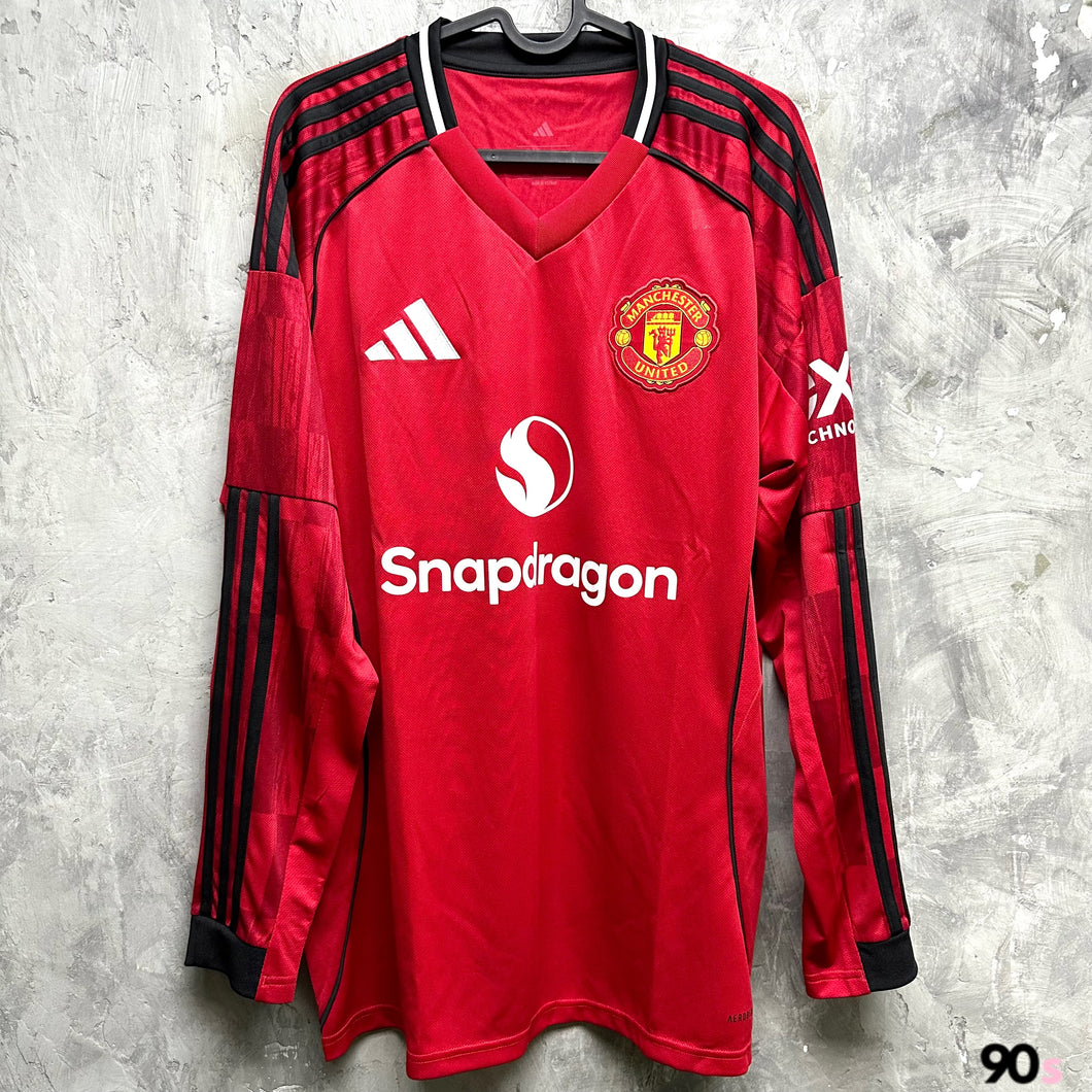 2025-26 曼聯｜主場長袖｜BNWT｜2025-26 Manchester United Home L/S ( Multiple Sizes )