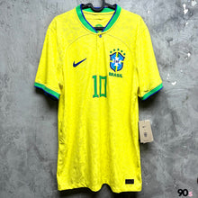 將圖片載入圖庫檢視器 2022-23 巴西｜主場｜球員版｜#10 尼馬｜BNWT｜L｜2022-23 Brazil Home #10 Neymar JR Authentic ( L )
