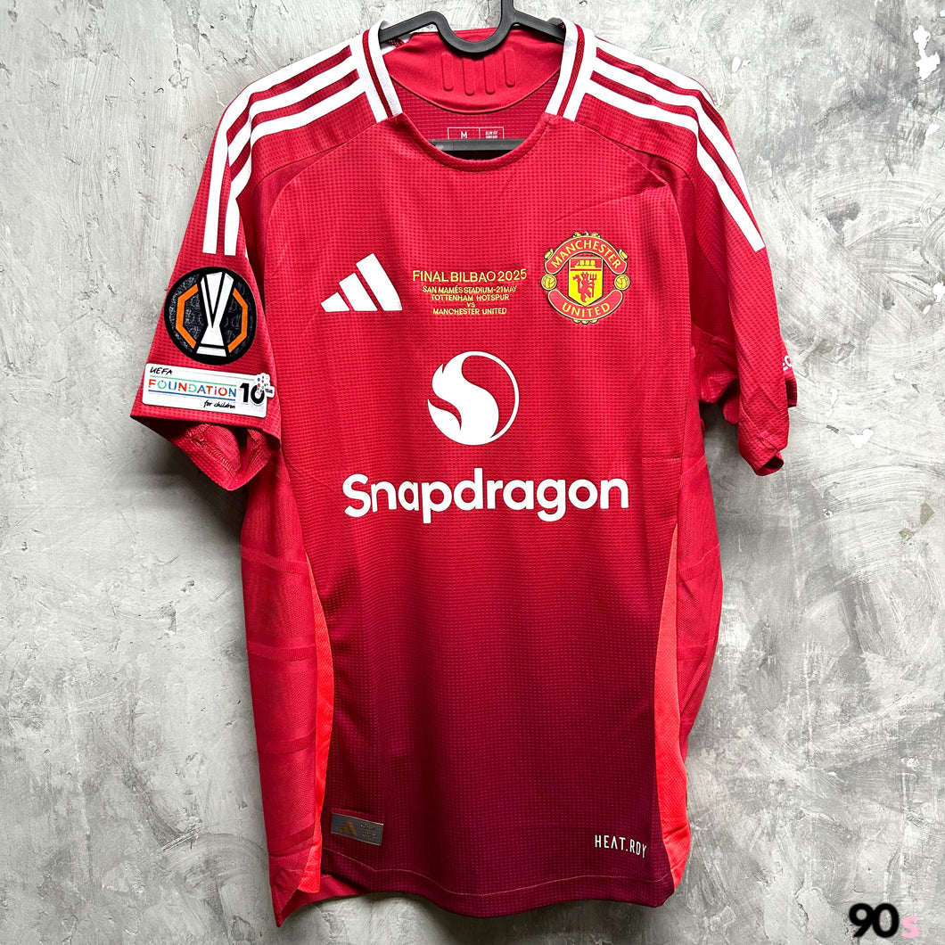 2024-25 曼聯｜主場｜球員版｜歐霸决賽 Full Set ｜BNWT｜2024-25 Manchester United Home Authentic with Europa Final Version ( Multiple Sizes )