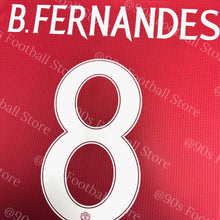 將圖片載入圖庫檢視器 《Official Printing &amp; Patches》 2024-25 曼聯｜主場｜球會字｜2024-25 Manchester United Home Official Nameset
