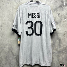 Load image into Gallery viewer, 2022-23 巴黎聖日耳門｜作客｜球員版｜#30 美斯｜法甲 Full Set｜BNWT｜2022-23 PSG Away #30 Messi  Vapor Match Ligue 1 Version ( Multiple Sizes )
