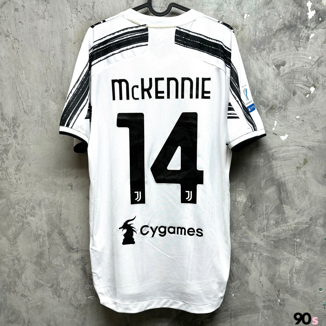 2020-21 祖雲達斯｜主場｜#14 麥堅尼｜超級盃 Full Set｜更衣室球員版｜90% New｜Size 7｜2020-21 Juventus Home #14 Mckenne Supercup Version Player Issue ( Size 7 )