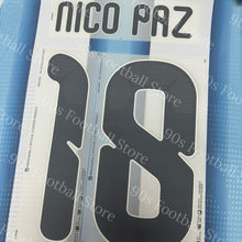 Load image into Gallery viewer, 《Official Printing &amp; Patches》 2026-27 阿根廷｜主場印字｜2026-27 Argentina Home Official Nameset
