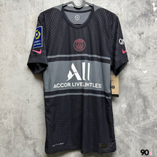 Load image into Gallery viewer, 《 拍賣貨品 》 2021-22 巴黎聖日耳門｜第二作客｜球員版｜#10 美斯｜法甲 Full Set｜BNWT｜S｜2021-22 PSG Third #10 Messi Ligue 1 Authentic ( S )
