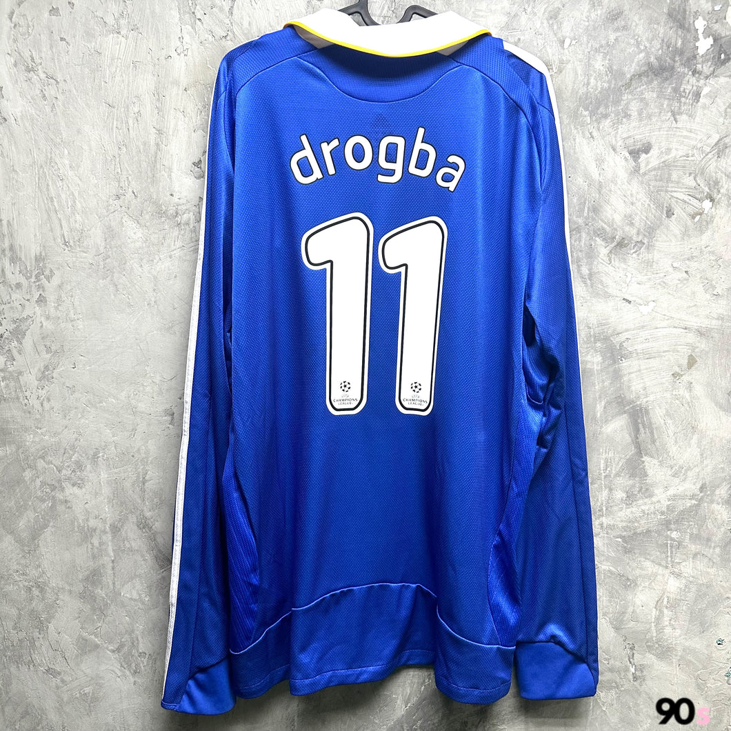 2008-09 車路士｜主場長袖｜#11 杜奧巴｜90% New｜XL｜2008-09 Chelsea Home L/S #11 Drogba ( XL )