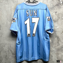 將圖片載入圖庫檢視器 《 拍賣貨品 》2003-04 曼城｜主場｜#17 孫繼海｜英超 Full Set｜90% New｜L｜2003-04 Manchester City Home #17 Sun EPL Version ( L )
