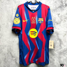 將圖片載入圖庫檢視器 2025-26 巴塞隆拿｜第四球衣｜西班牙超級盃 Full Set｜BNWT｜2025-26 Barcelona Fourth Super Cup Final Version ( Multiple Sizes )
