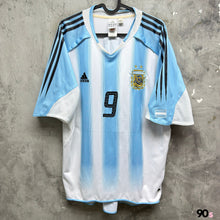 Load image into Gallery viewer, 2004-05 阿根廷｜主場｜#9 基斯普｜90% New｜L｜2004-05 Argentina Home #9 Crespo ( L )
