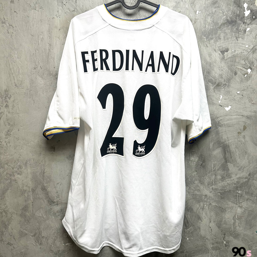 2000-02 列斯聯｜主場｜#29 里奧費迪南｜85% New｜L｜2000-02 Leeds Home #29 Ferdininand ( L )