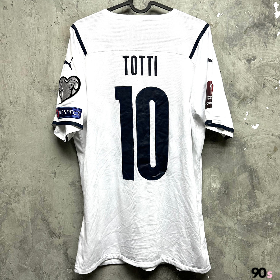 2020-21 意大利｜作客｜球員版｜#10 托迪｜95% New｜XL｜2020-21 Italy Away #10 Totti Authentic ( XL )