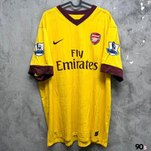 Load image into Gallery viewer, 2010-11 阿仙奴｜作客｜#52 賓特拿｜英超 Full Set｜90% New｜ 2XL ｜2010-11 Arsenal Away #52 Bendtner EPL Version ( 2XL )
