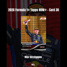 將圖片載入圖庫檢視器 Max Verstappen - 2026 Formula 1® Topps NOW® - Card 30
