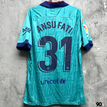 Load image into Gallery viewer, 2019-20 巴塞隆拿｜第二作客｜#31 法迪｜西甲 Full Set｜95% New｜L｜2019-20 Barcelona Third #31 Ansu Fati La Liga  ( L )
