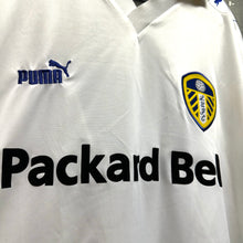 將圖片載入圖庫檢視器 1998-00 列斯聯｜歐洲賽主場｜更衣室球員版｜#17 阿倫史密夫｜90% New｜XL｜1998-00 Leeds United Euro Match Home #17 Smith Player Issue ( XL )
