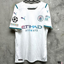 Load image into Gallery viewer, 《 拍賣貨品 》 2021-22 曼城｜作客｜球員版｜#25 費蘭甸奴｜歐聯 Full Set｜BNWT｜XL｜2021-22 Manchester City Away #25 Fernandinho UCL Version Authentic ( XL )
