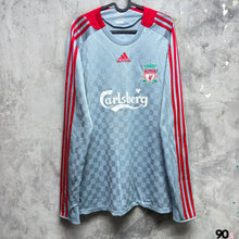 將圖片載入圖庫檢視器 2008-09 利物浦｜作客長袖｜#5艾加｜85% New｜XL｜2008-09 Liverpool Away Long Sleeve #5 Agger( XL )
