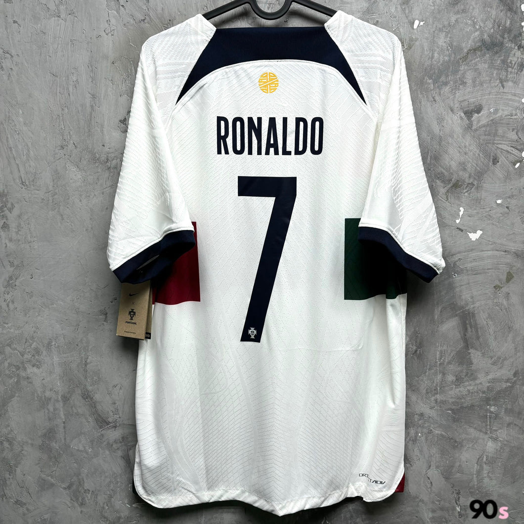2022-23 葡萄牙｜作客｜球員版｜#7 C朗拿度｜BNWT｜2022-23 Portugal Away #7 Ronaldo authentic ( Multiple Sizes )
