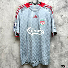 Load image into Gallery viewer, 2008-09 利物浦｜作客｜球員版｜#4 謝拉特｜英超 Full Set｜90% New｜M｜2008-09 Liverpool Away #4 Gerrard EPL Version Authrntic ( M )
