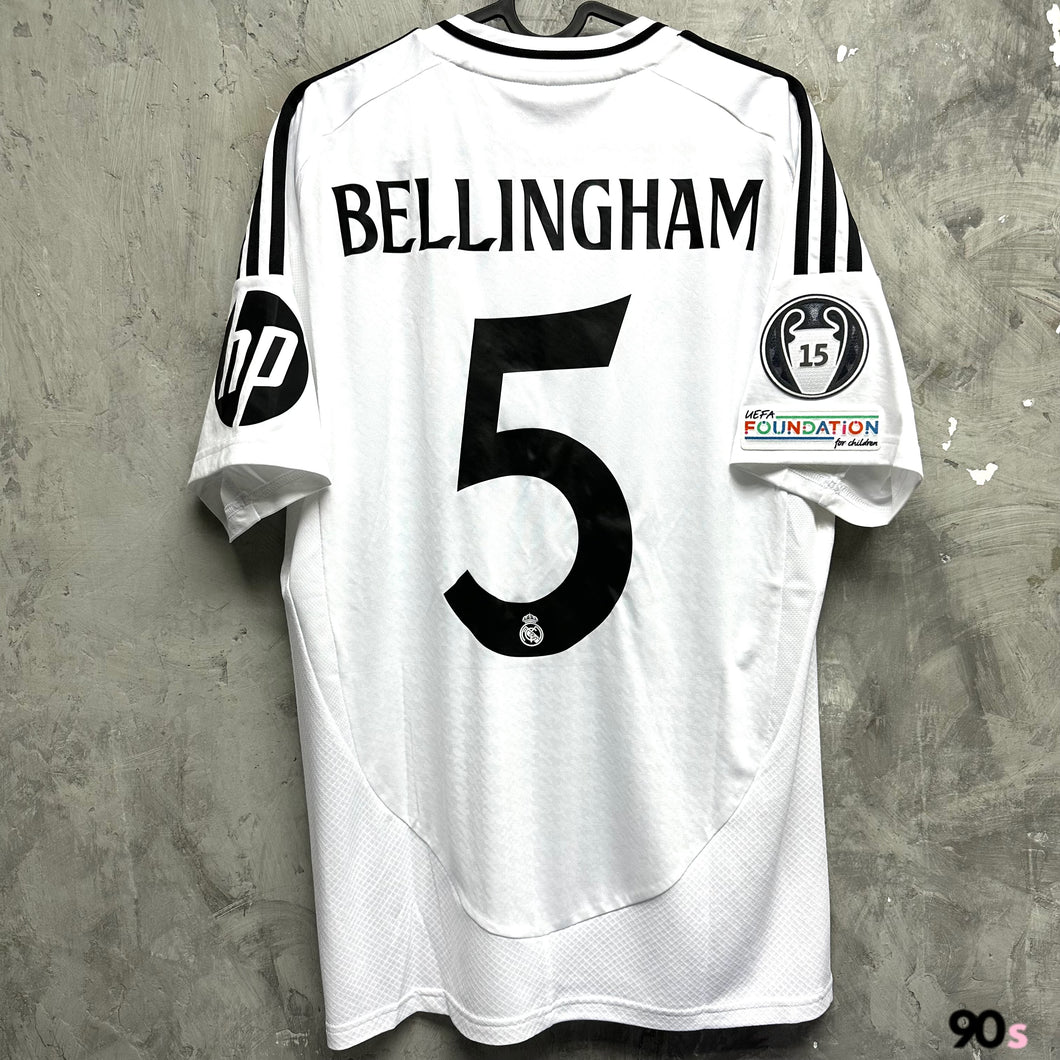 2024-25 皇家馬德里｜主場｜連歐聯字章｜BNWT｜2024-25 Real Madrid Home with UCL Version ( Multiple Sizes )