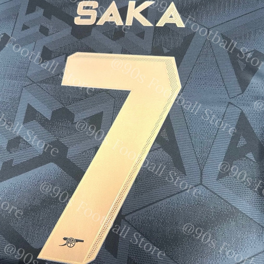 《Official Printing & Patches》 2022-23 阿仙奴｜作客球會字｜2022-23 Arsenal Away Official Nameset