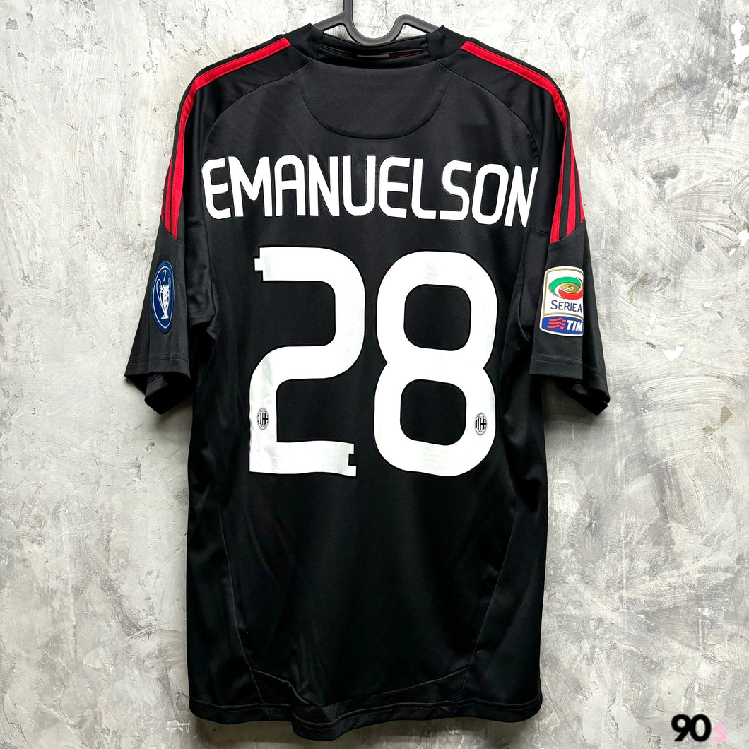 2010-11 AC米蘭｜第二作客｜#28 艾曼奴臣｜意甲 Full Set｜BNWT｜S｜2010-11 AC Milan Third #28 Emanuelson ( S )