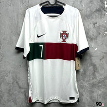 將圖片載入圖庫檢視器 2022-23 葡萄牙｜作客｜#7 C朗拿度｜BNWT｜2022-23 Portugal Away #7 Ronaldo ( Multiple Sizes )

