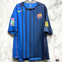 Load image into Gallery viewer, 2004-05 巴塞隆拿｜作客｜球員版｜#12 雲邦賀斯｜西甲 Full Set｜90% New｜XL｜2004-05 Barcelona Away Authentic  #12 Gio La Liga Set ( XL )
