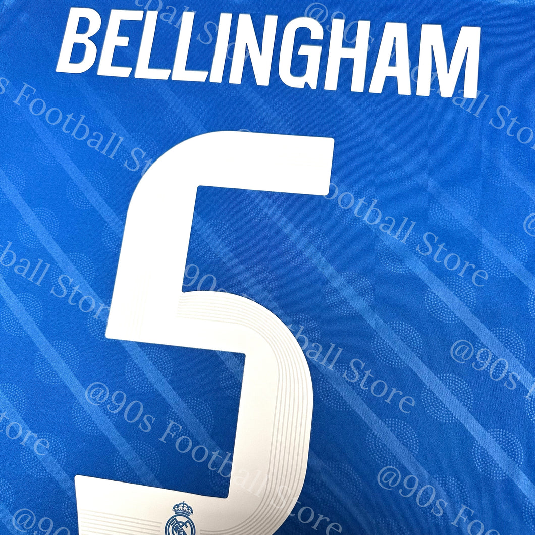 《Official Printing & Patches》 2025-26 皇家馬德里｜第二作客印字｜2025-26 Real Madrid Third Official Nameset