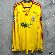 Load image into Gallery viewer, 2006-07 利物浦｜作客長袖｜#8 謝拉特｜ 歐聯 Full Set ｜85% New｜ XL ｜2006-07 Liverpool Away L/S  #8 Gerrard UCL Version  ( XL )
